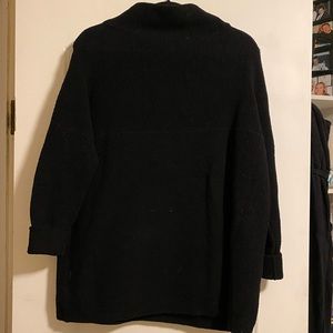 Free People Ottoman Tunic Sweater in Black